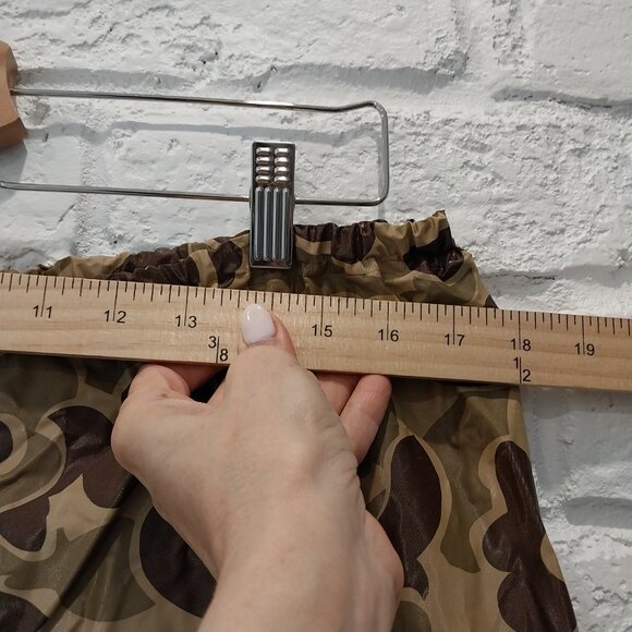 STEARNS PVC Pants Men 34 Medium Brown Duck Camouflage Waders Dry Wear Waterproof - Picture 5 of 9